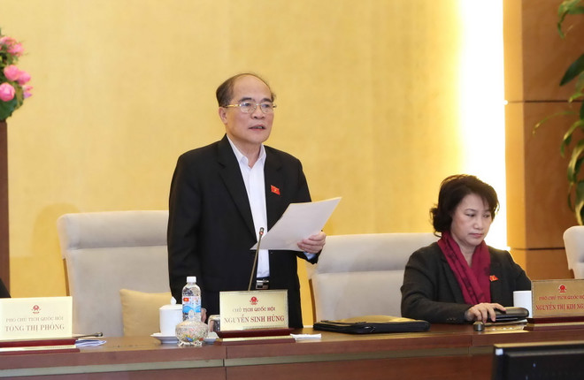 Bế mạc phiên họp thứ 44 Ủy ban Thường vụ Quốc hội khóa XIII ảnh 1