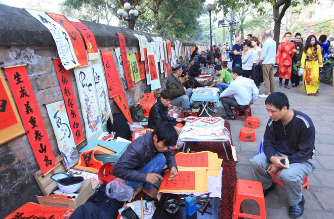 [Video] Nhiều ông đồ chưa đạt yêu cầu cho chữ đầu Xuân ảnh 1