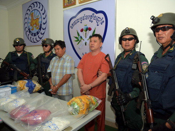 Campuchia bắt giữ trên 2.500 nghi phạm liên quan ma túy trong 1 tháng ảnh 1
