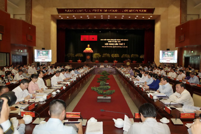 Thành ủy Thành phố Hồ Chí Minh khai mạc hội nghị lần thứ 7 ảnh 1