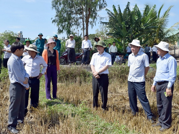 Bộ trưởng Cao Đức Phát kiểm tra tình hình hạn hán ở Kon Tum ảnh 1