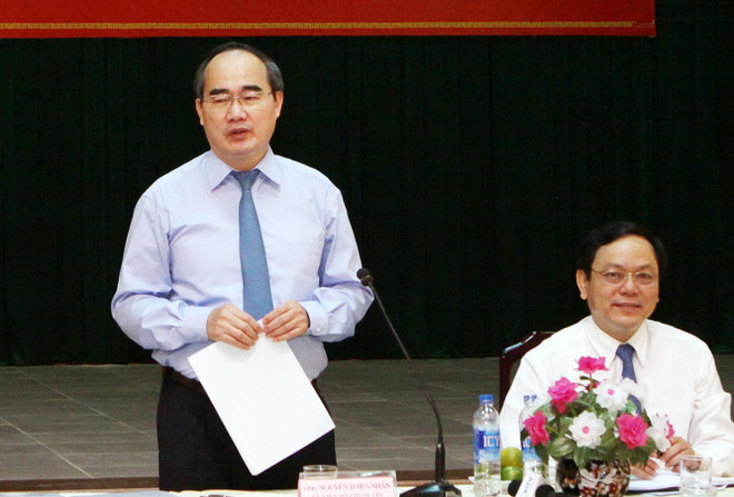 Ông Nguyễn Thiện Nhân khảo sát đề án dân chấm điểm chính quyền ảnh 1