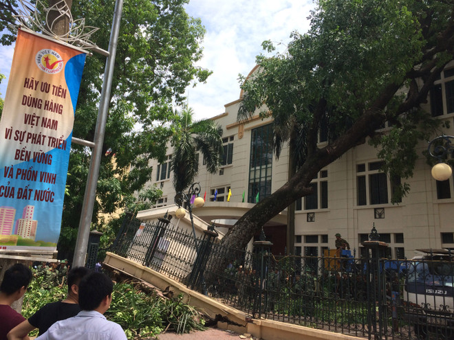 Hà Nội khẩn trương khắc phục hậu quả sau cơn mưa dông lớn ảnh 1