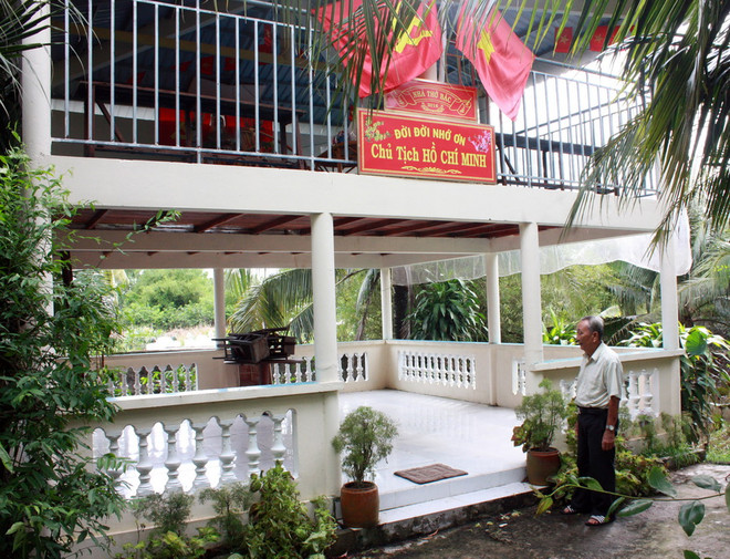 Người cựu chiến binh dành lương hưu làm nhà thờ Bác Hồ ảnh 1