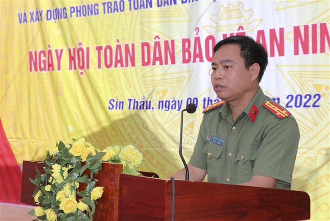 Điện Biên: Ngày hội toàn dân bảo vệ an ninh Tổ quốc tại Mường Nhé ảnh 2