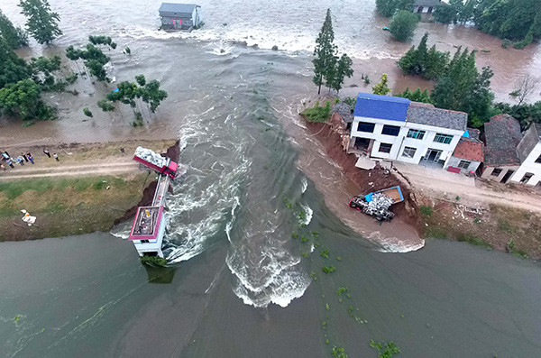 Ảnh minh họa. (Nguồn: China Daily) Trung Quốc: Nguy cơ lũ lụt nghiêm trọng khi lượng mưa cao kỷ lục ảnh 1