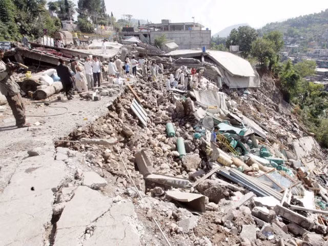 Động đất 5,8 độ Richter làm rung chuyển phía Bắc Pakistan ảnh 1