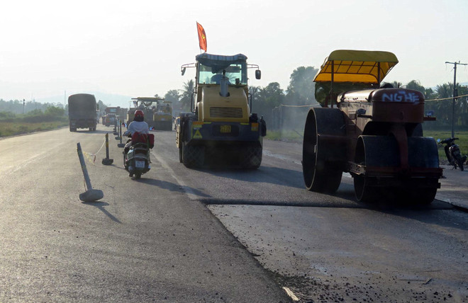 Đã thông xe gần 120km Quốc lộ 1A đoạn qua tỉnh Bình Thuận ảnh 1