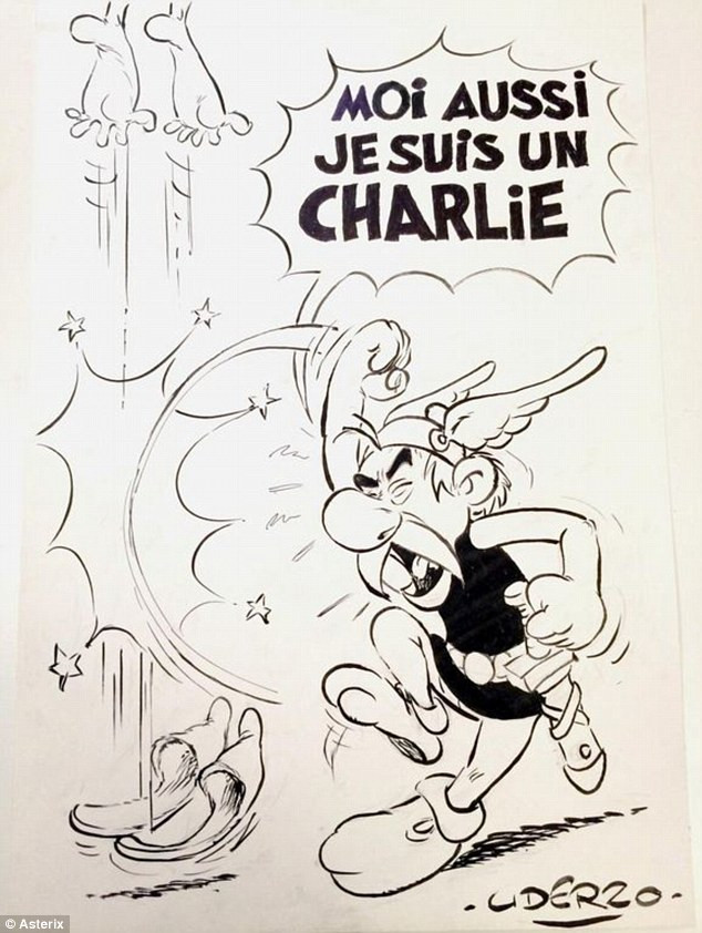 Tác giả Asterix trở lại tưởng nhớ nạn nhân vụ Charlie Hebdo ảnh 2