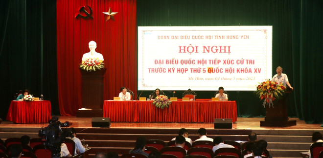 Bộ trưởng Bộ Công an Tô Lâm tiếp xúc cử tri tại tỉnh Hưng Yên ảnh 2