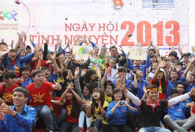 10.000 người tham gia ngày hội tình nguyện Quốc gia 2014 ảnh 1
