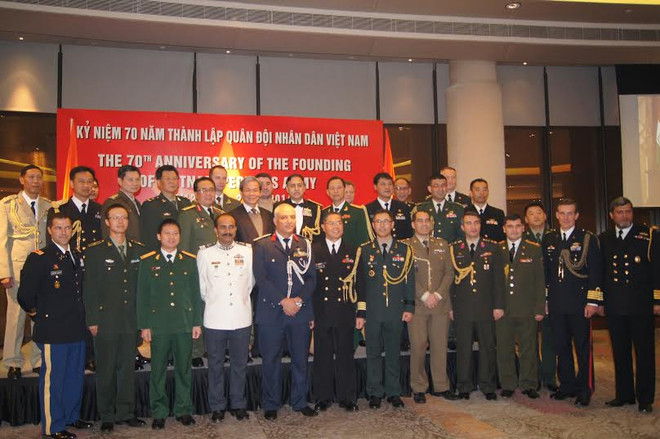 Kỷ niệm 70 năm thành lập Quân đội Nhân dân Việt Nam ở Ấn Độ ảnh 1