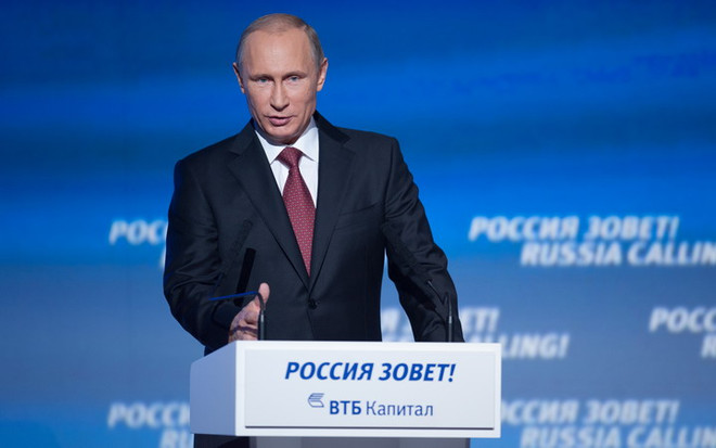 Tổng thống Nga Vladimir Putin. (Nguồn: AFP/TTXVN) Tổng thống Putin: Bất hòa Nga-Mỹ gây nguy hiểm cho toàn cầu ảnh 1