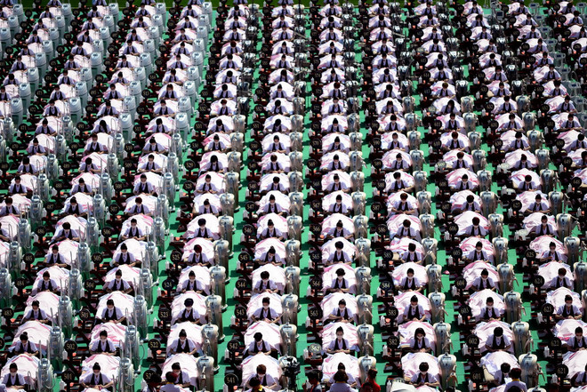 [Photo] 1.000 tình nguyện viên tham gia lập kỷ lục về massage ảnh 3