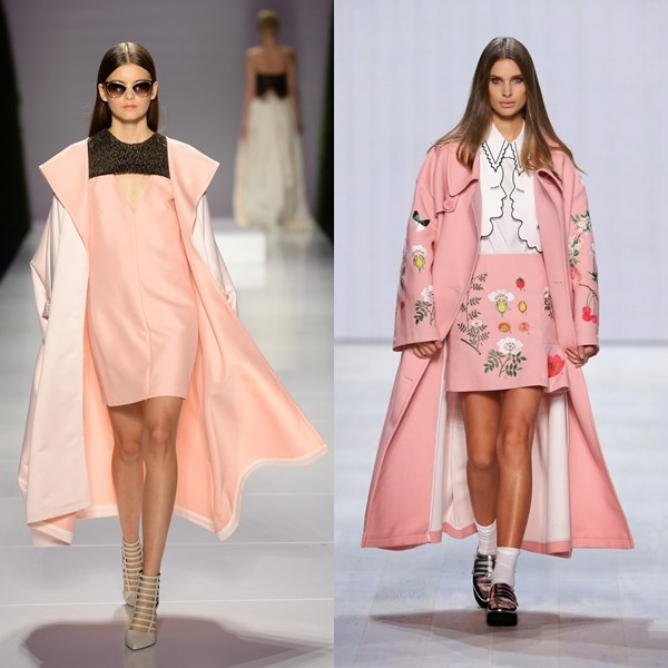 Áo khoác hồng "phủ sóng" từ sàn diễn thời trang tới mọi nẻo phố ảnh 1