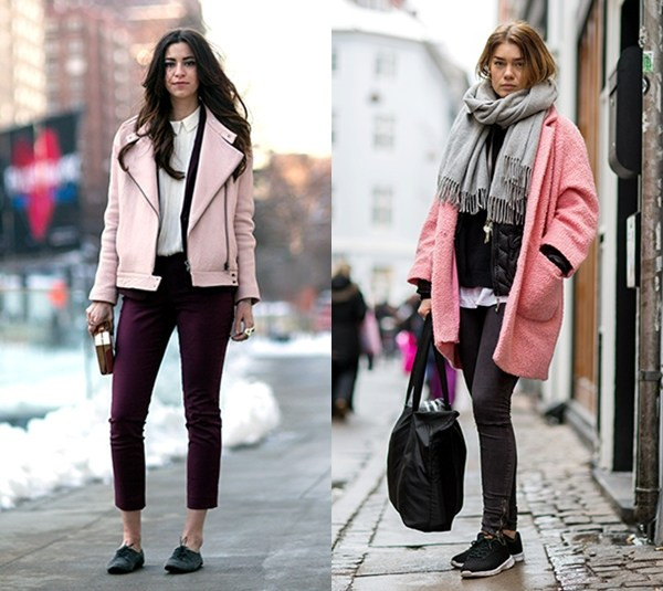 Áo khoác hồng "phủ sóng" từ sàn diễn thời trang tới mọi nẻo phố ảnh 12