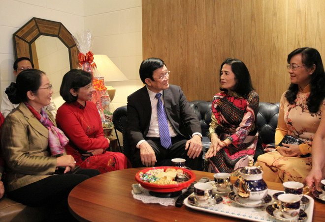 Chủ tịch nước chúc Tết chức sắc tôn giáo và văn nghệ sỹ ảnh 1