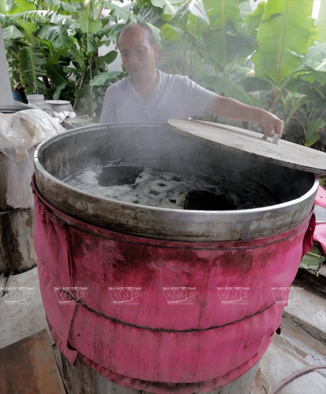 Tận hưởng vị Tết quanh năm ở làng gói bánh chưng Tranh Khúc ảnh 11