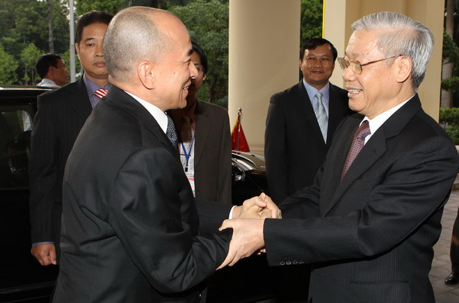 Việt Nam, Campuchia trao đổi thư mừng kỷ niệm 50 năm ngoại giao ảnh 1