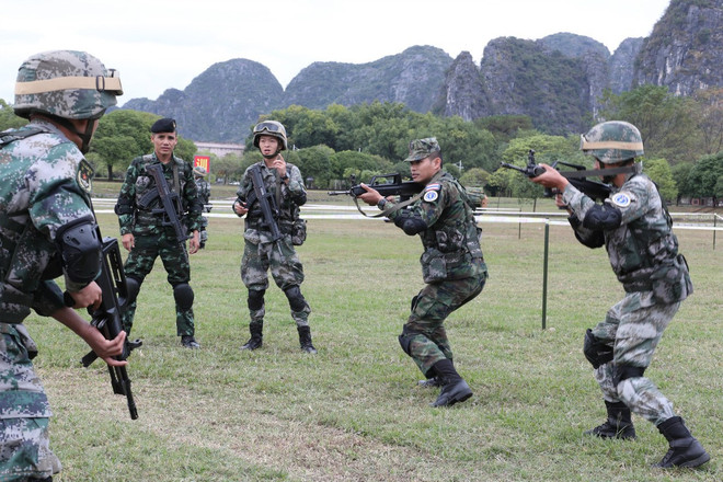 Ảnh minh họa. (Nguồn: CHINA DAILY) Các nước ADMM+ kết thúc diễn tập thực địa chống khủng bố ảnh 1