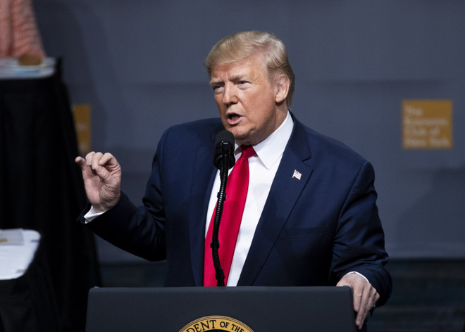 Tổng thống Mỹ Donald Trump. (Nguồn: THX/TTXVN) Tổng thống Mỹ sẽ công khai tài chính trước cuộc bầu cử năm 2020 ảnh 1