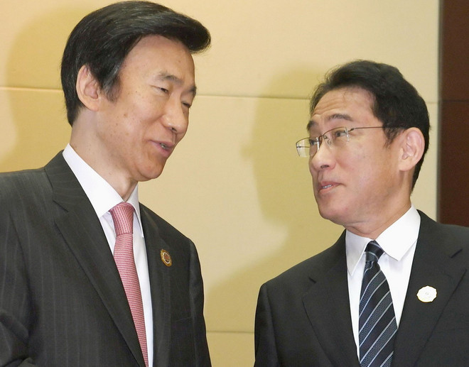 Nhật, Hàn thúc đẩy thực thi thỏa thuận vấn đề "phụ nữ mua vui" ảnh 1