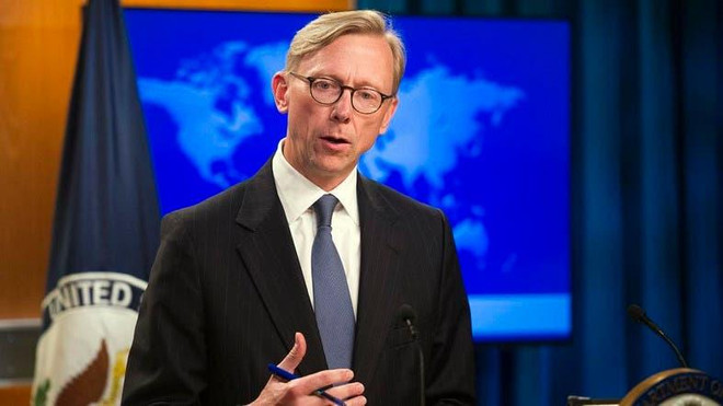Đặc phái viên của Mỹ về vấn đề Iran Brian Hook. (Nguồn: AP) Quan chức Mỹ tiếp tục đe dọa hành động quân sự đối với Iran ảnh 1