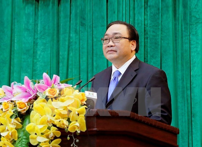 Ông Hoàng Trung Hải, Ủy viên Bộ Chính trị, Bí thư Thành ủy Hà Nội. (Nguồn: TTXVN) Ủy ban Kiểm tra Trung ương đề nghị kỷ luật ông Hoàng Trung Hải ảnh 1