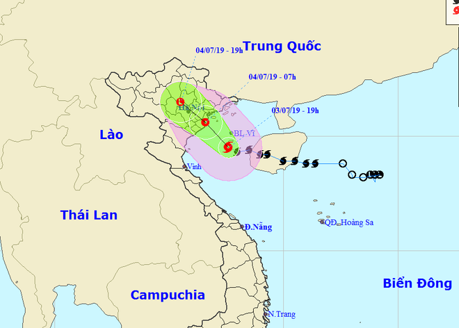 Bão số 2 cách đất liền các tỉnh từ Hải Phòng đến Nam Định khoảng 180km ảnh 1