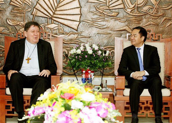 Trưởng ban Tôn giáo Chính phủ tiếp Bộ trưởng của Tòa thánh Vatican ảnh 1