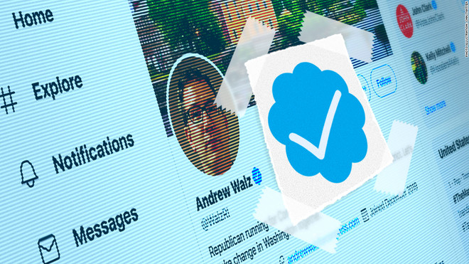 Tài khoản đã vượt qua được hệ thống xác minh tài khoản của Twiiter. (Nguồn: CNN) Twitter bị lừa xác nhận một tài khoản ứng cử viên Quốc hội Mỹ giả ảnh 1