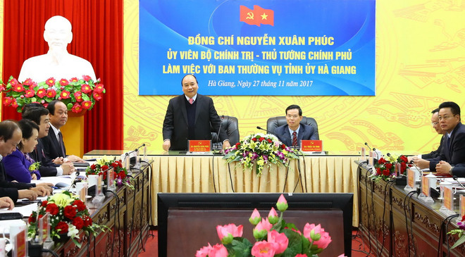 Thủ tướng Nguyễn Xuân Phúc: Hà Giang cần tái cơ cấu mạnh mẽ ảnh 1