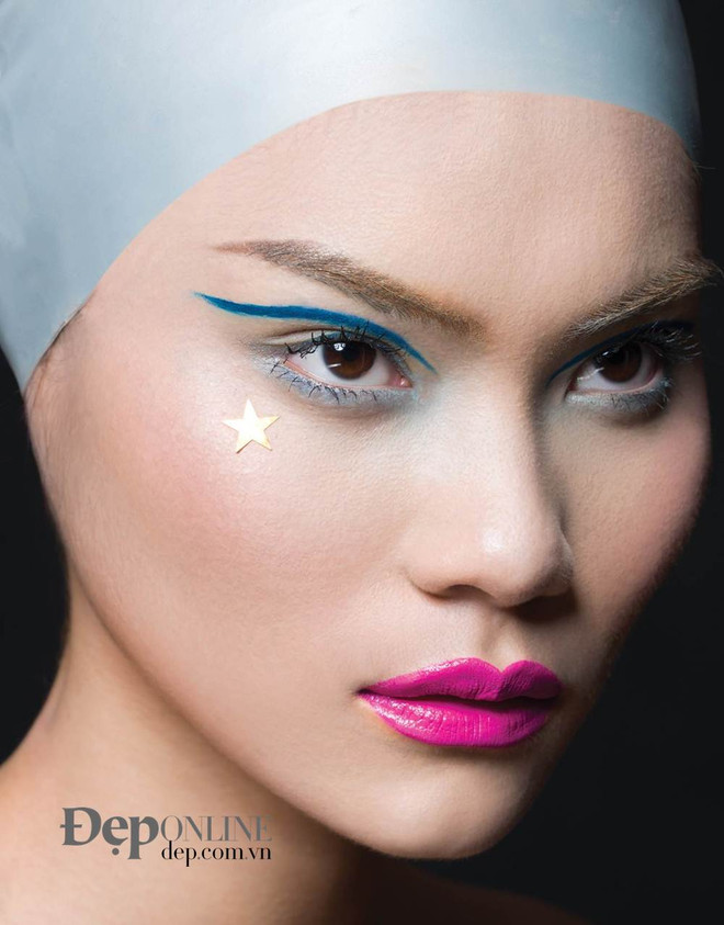 Sở hữu đường kẻ mắt xanh độc đáo để "giải nhiệt" cho mùa Hè ảnh 1