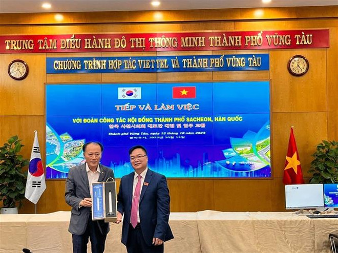 Tăng cường hợp tác giữa hai thành phố Sacheon và Vũng Tàu ảnh 1