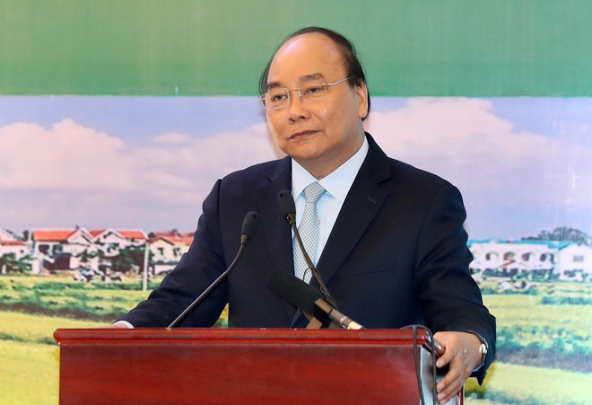 Thủ tướng Nguyễn Xuân Phúc phát biểu kết luận tại hội nghị. (Ảnh: Thống Nhất/TTXVN) Đưa nông nghiệp Việt Nam vào top 15 nước phát triển nhất thế giới ảnh 1