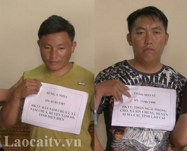 Công an Lào Cai bắt giữ hai đối tượng mua bán trái phép 10 bánh heroin ảnh 1