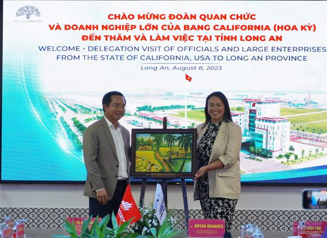 Bang California tìm hiểu môi trường đầu tư tại tỉnh Long An ảnh 1