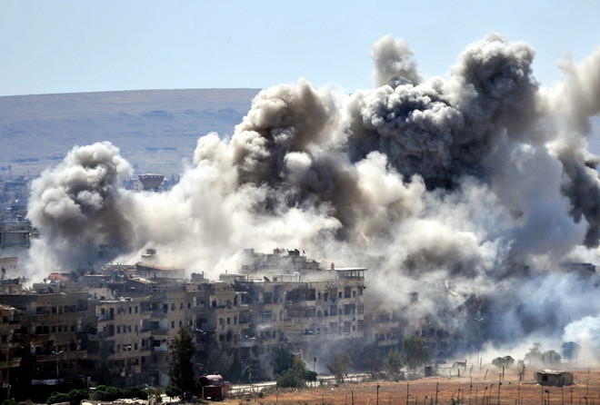 Không kích tại Đông Bắc Syria, hơn 20 dân thường thiệt mạng ảnh 1