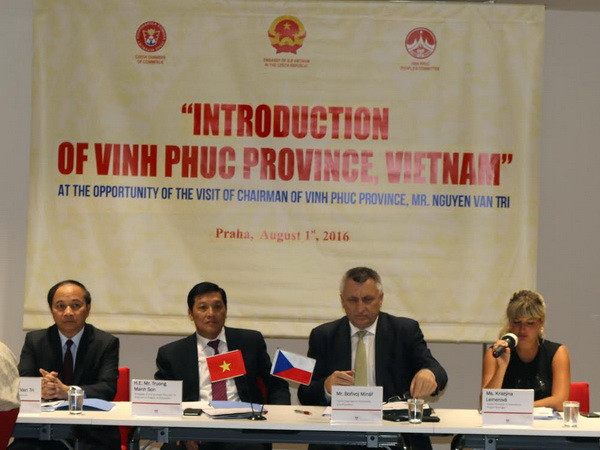 Vĩnh Phúc "trải thảm đỏ" mời doanh nghiệp Séc tới đầu tư ảnh 1