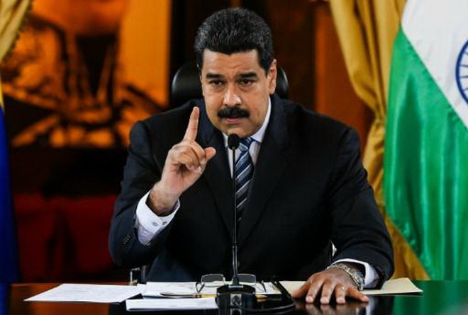 Tổng thống Venezuela Nicolas Maduro. (Nguồn: AFP) Tòa án Tối cao Venezuela áp dụng các biện pháp bảo vệ Hiến pháp ảnh 1