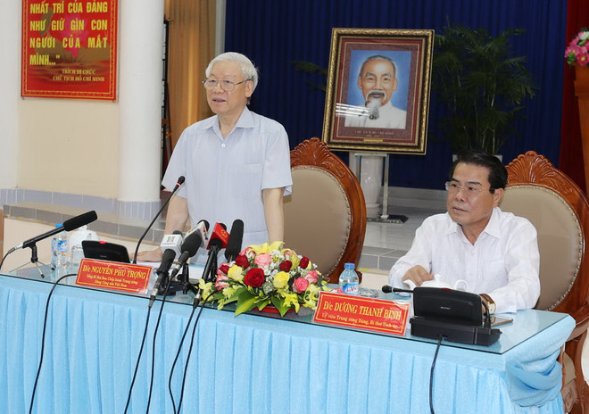 Tổng Bí thư: Cà Mau tập trung phát triển kinh tế biển, kinh tế rừng ảnh 1