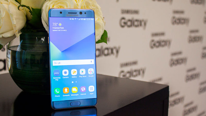 Điện thoại Note 7 mới có thể vẫn xảy ra sự cố cháy nổ pin ảnh 1