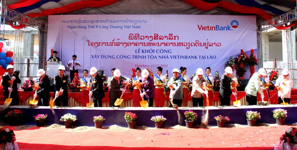 VietinBank khởi công xây dựng tổ hợp văn phòng, trụ sở tại Lào ảnh 1