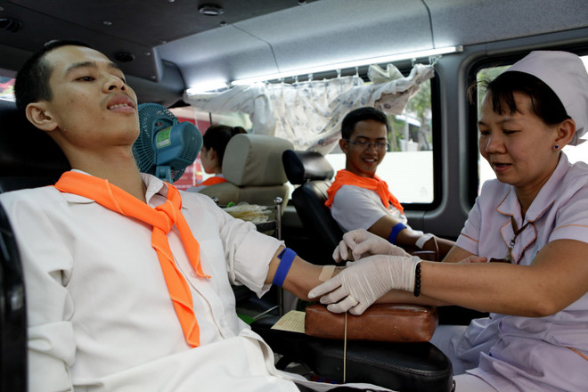 Kỳ vọng thu được 7.000 đơn vị máu ở lễ hội Xuân Hồng 2014 ảnh 1