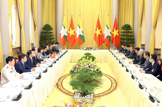 Việt Nam-Myanmar cam kết duy trì, thúc đẩy hòa bình ở Biển Đông ảnh 2