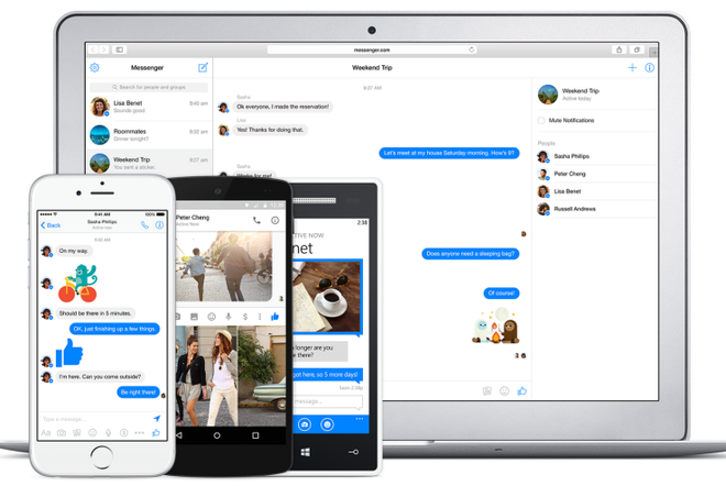 Facebook mang ứng dụng chat Messenger tới máy tính để bàn ảnh 1
