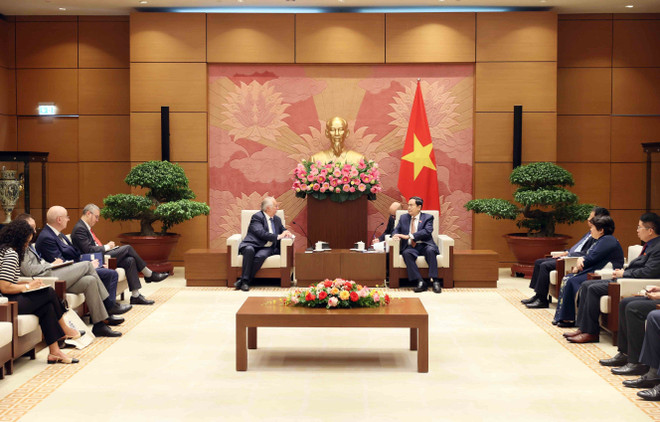 Quang cảnh buổi tiếp. (Ảnh: An Đăng/TTXVN) viet nam-bi 2.jpg