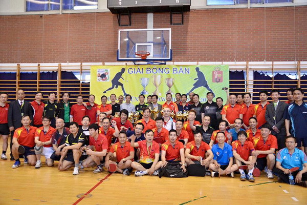 Tám nước tham gia giải bóng bàn của người Việt tại Ba Lan ảnh 1
