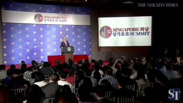 Điểm chính trong cuộc họp báo của ông Trump sau thượng đỉnh Mỹ-Triều ảnh 3