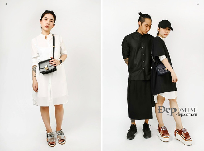Mỗi ngày một phong cách chỉ với chiếc đầm sơmi đơn giản ảnh 1